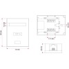 A-LAN GN005 network junction box Cat5e White A-LAN GN005 network junction box Cat5e White