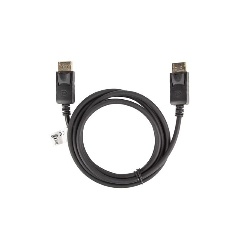 Lanberg CA-DPDP-10CC-0018-BK DisplayPort cable 1.8 m Black Lanberg CA-DPDP-10CC-0018-BK DisplayPort cable 1.8 m Black
