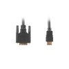 Lanberg CA-HDDV-10CC-0030-BK video cable adapter 3 m HDMI Type A (Standard) DVI-D Black Lanberg CA-HDDV-10CC-0030-BK video cable adapter 3 m HDMI Type A (Standard) DVI-D Black