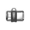 SanDisk Ultra Dual m3.0 USB flash drive 256 GB USB Type-A / Micro-USB 3.2 Gen 1 (3.1 Gen 1) Black, Silver, Transparent