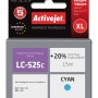 Activejet AB-525CN Ink (replacement for Brother LC525C; Supreme; 15 ml; cyan)