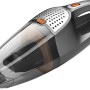 Clatronic AKS 832 handheld vacuum Black, Stainless steel, Transparent Bagless