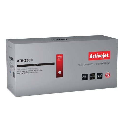 Activejet ATH-226N Toner Cartridge (replacement for HP 226A CF226A; Supreme; 3100 pages; black) Activejet ATH-226N Toner Cartridge (replacement for HP 226A CF226A; Supreme; 3100 pages; black)