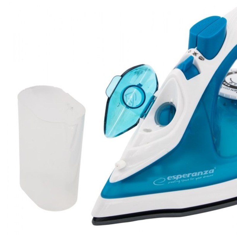 Esperanza EHI002 iron Steam iron Ceramic soleplate Blue,White 2200 W Esperanza EHI002 iron Steam iron Ceramic soleplate Blue,White 2200 W