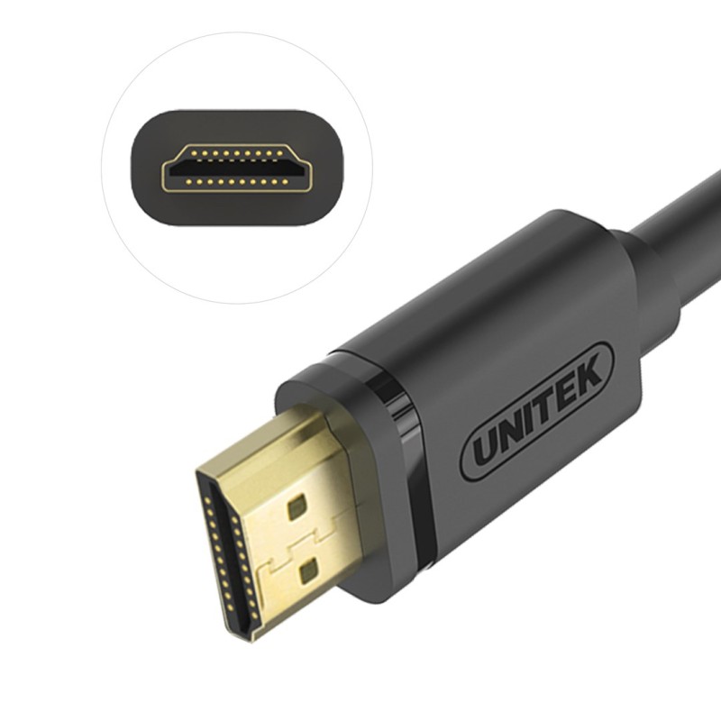 UNITEK Y-C138M HDMI cable 2 m HDMI Type A (Standard) Black UNITEK Y-C138M HDMI cable 2 m HDMI Type A (Standard) Black