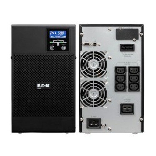 Eaton 9E3000I uninterruptible power supply (UPS) Double-conversion (Online) 3 kVA 2400 W 7 AC outlet(s) Eaton 9E3000I uninterruptible power supply (UPS) Double-conversion (Online) 3 kVA 2400 W 7 AC outlet(s)