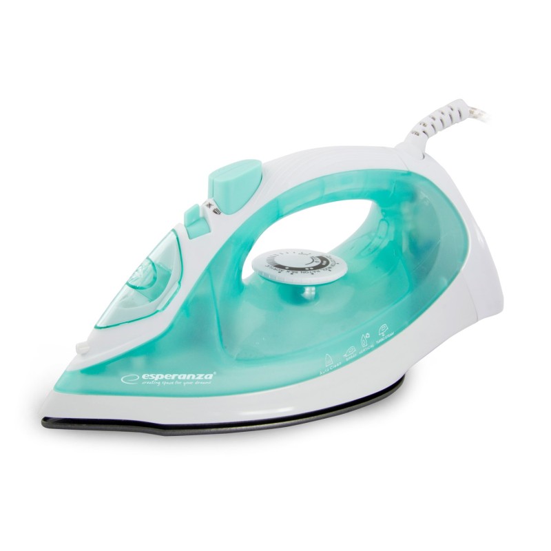 Esperanza EHI005 Steam iron Ceramic soleplate Green,White 2200 W Esperanza EHI005 Steam iron Ceramic soleplate Green,White 2200 W