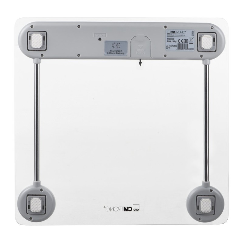 Clatronic PW 3368 Electronic Personal Scale (Transparent/Silver) Clatronic PW 3368 Electronic Personal Scale (Transparent/Silver)