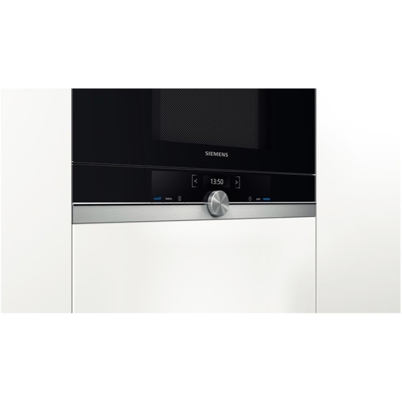 Siemens BF634LGS1 microwave Built-in 21 L 900 W Black, Stainless steel Siemens BF634LGS1 microwave Built-in 21 L 900 W Black, Stainless steel