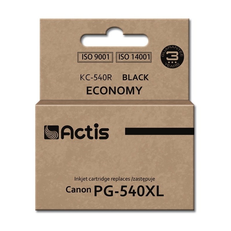 Actis KC-540R ink (replacement for Canon PG-540XL; Standard; 22 ml; black)