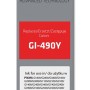 Activejet AC-G490Y Ink cartridge (replacement for Canon GI-490Y; Supreme; 70 ml; 7000 pages, yellow)