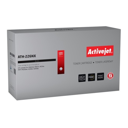 Activejet ATH-226NX toner (replacement for HP 226X CF226X; Supreme; 9000 pages; black) Activejet ATH-226NX toner (replacement for HP 226X CF226X; Supreme; 9000 pages; black)