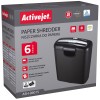 Activejet ASH-0601S Shredder for documents, black. Activejet ASH-0601S Shredder for documents, black.