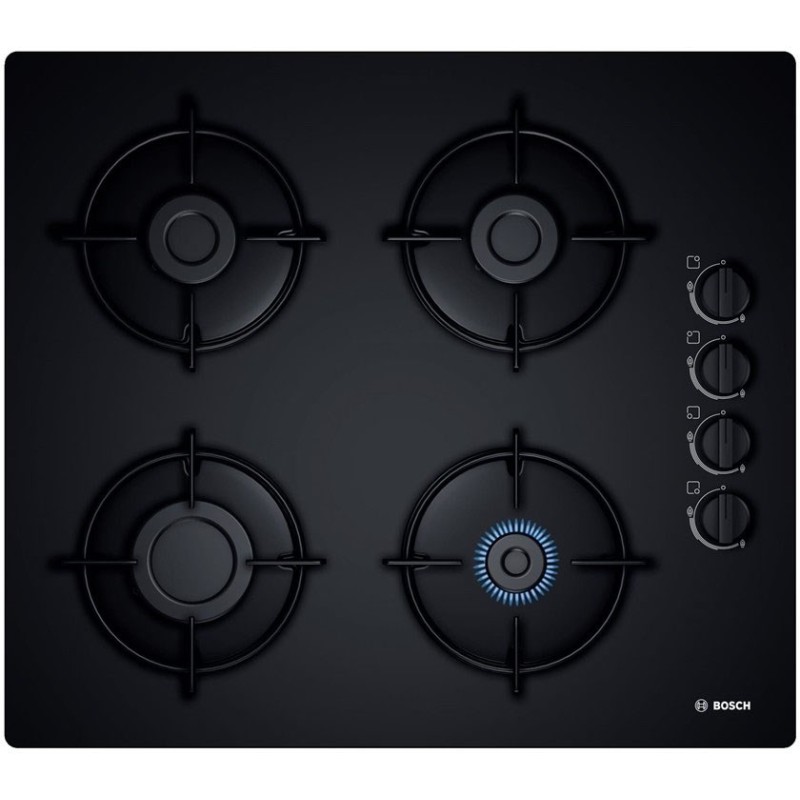 Bosch POP6B6B10 hob Black Built-in Gas 4 zone(s)