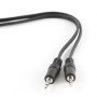 Gembird 1.2m, 3.5mm/3.5mm, M/M audio cable Black