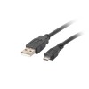 Lanberg CA-USBM-10CC-0018-BK USB cable 1.8 m USB 2.0 Micro-USB B USB A Black Lanberg CA-USBM-10CC-0018-BK USB cable 1.8 m USB 2.0 Micro-USB B USB A Black