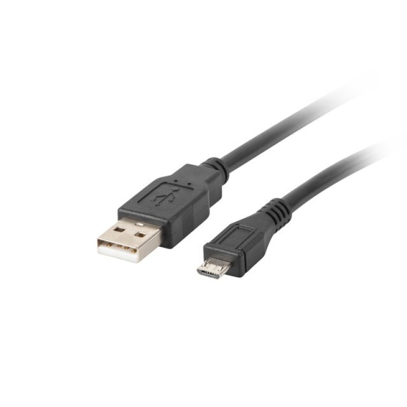Lanberg CA-USBM-10CC-0018-BK USB cable 1.8 m USB 2.0 Micro-USB B USB A Black Lanberg CA-USBM-10CC-0018-BK USB cable 1.8 m USB 2.0 Micro-USB B USB A Black