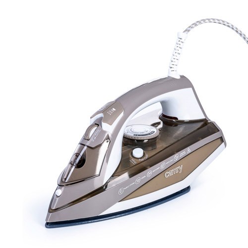 Camry CR 5018 Steam iron Ceramic Ultra Glide Brown,Grey,White 3000 W Camry CR 5018 Steam iron Ceramic Ultra Glide Brown,Grey,White 3000 W