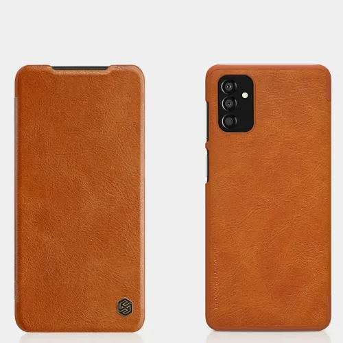 Nillkin Case for Samsung Galaxy F23 / M23 5G (6.6″ Inch) Qin Genuine Classic Leather Flip Folio