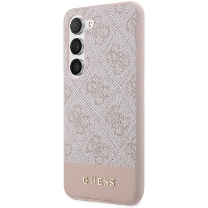 Guess 4G Bottom Stripe Collection Θήκη για Samsung – Galaxy S23 – Ροζ Guess 4G Bottom Stripe Collection Θήκη για Samsung – Galaxy S23 – Ροζ