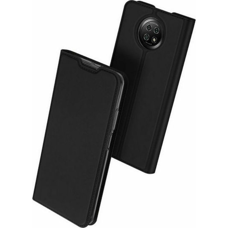 Dux Ducis Skin Pro Book Δερματίνης 0.5mm Μαύρο (Redmi Note 9T)