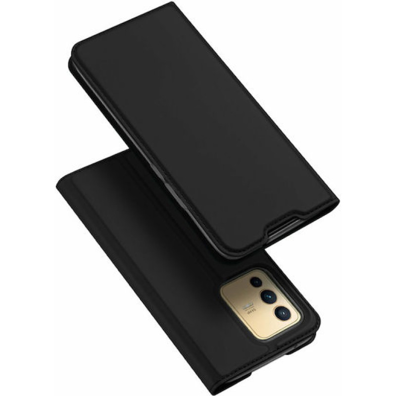 Dux Ducis Skin Pro Book Δερματίνης Μαύρο (Vivo V23 5G)