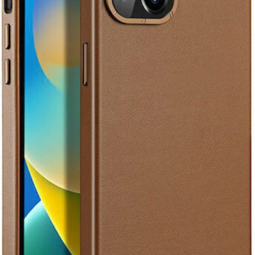 Dux Ducis Grit Back Cover Δερματίνης 2mm Καφέ (iPhone 14) Dux Ducis Grit Back Cover Δερματίνης 2mm Καφέ (iPhone 14)