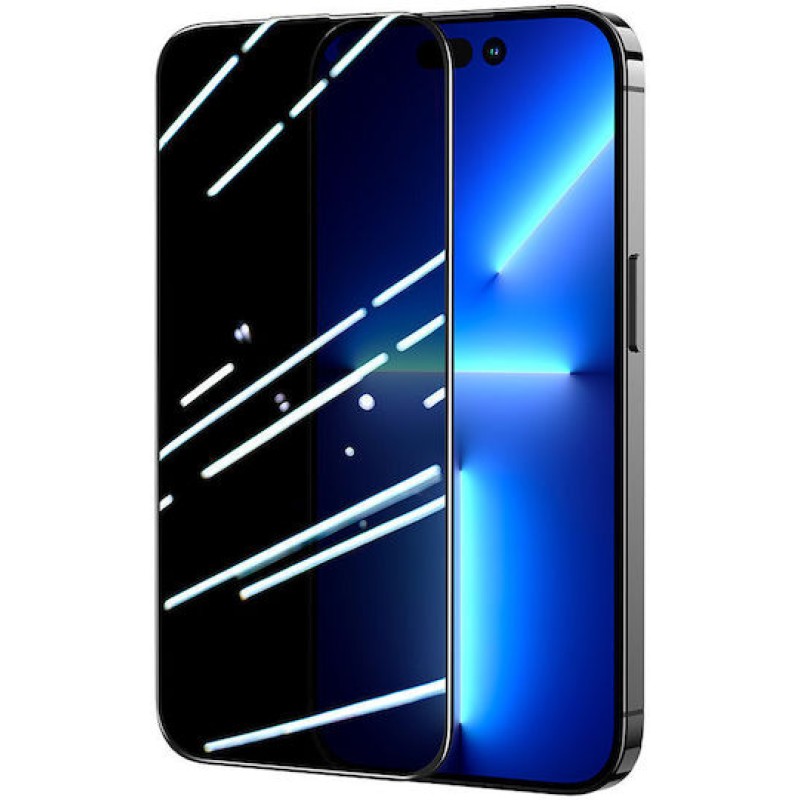 Joyroom Knight 2.5D Privacy Full Face Tempered Glass (iPhone 16e / 14 / 13 / 13 Pro)