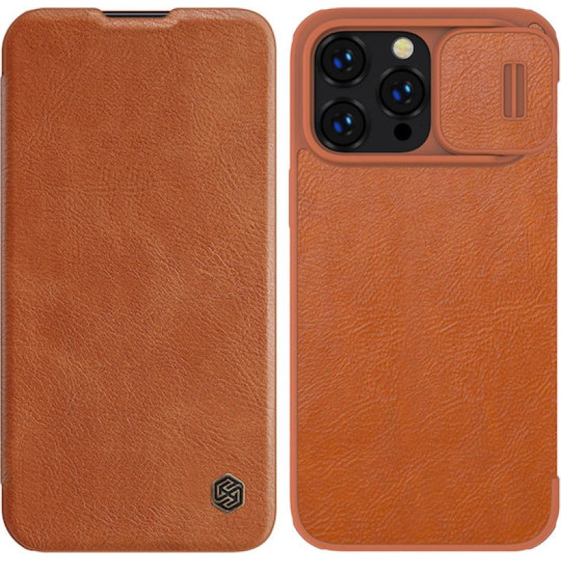 Nillkin Qin Pro Back Cover Δερματίνης 0.2mm Καφέ (iPhone 14 Pro Max) Nillkin Qin Pro Back Cover Δερματίνης 0.2mm Καφέ (iPhone 14 Pro Max)