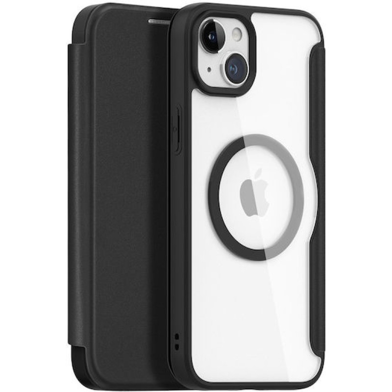 Dux Ducis Skin X Pro Book Δερμάτινο / Σιλικόνης / Πλαστικό Μαύρο (iPhone 15 Plus)