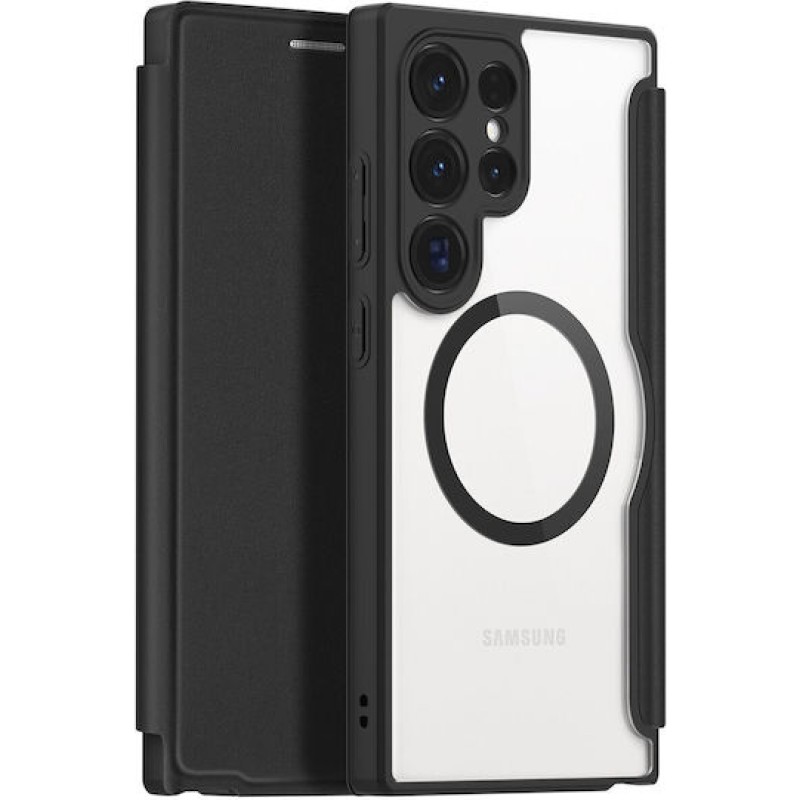 Dux Ducis Skin X Pro Back Cover Δερμάτινο / Πλαστικό Μαγνητικό Μαύρο (Samsung S24 Ultra)