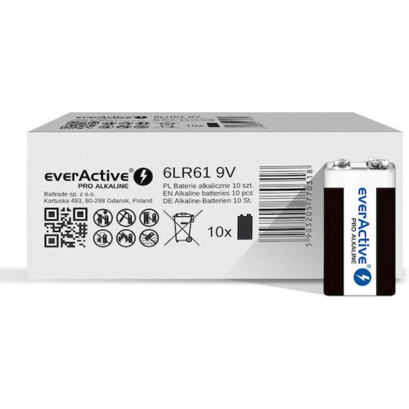 everActive Pro Αλκαλικές Μπαταρίες AA 1.5V 10τμχ