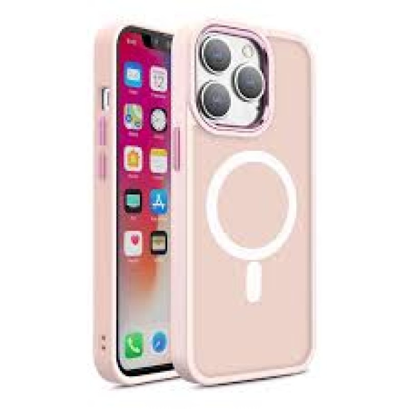 Armored Magnetic iPhone 14 Pro Max MagSafe Color Matte Case