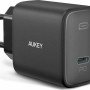 Aukey Φορτιστής Χωρίς Καλώδιο με Θύρα USB-C 18W Power Delivery Μαύρος (PA-F1)