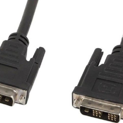 Lanberg Cable DVI-D male - DVI-D male 1.8m (CA-DVIS-10CC-0018-BK)