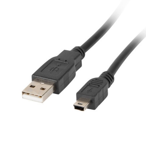 Lanberg USB 2.0 Cable USB-A male - mini USB-A male 1.8m (CA-USBK-11CC-0018-BK) Lanberg USB 2.0 Cable USB-A male - mini USB-A male 1.8m (CA-USBK-11CC-0018-BK)