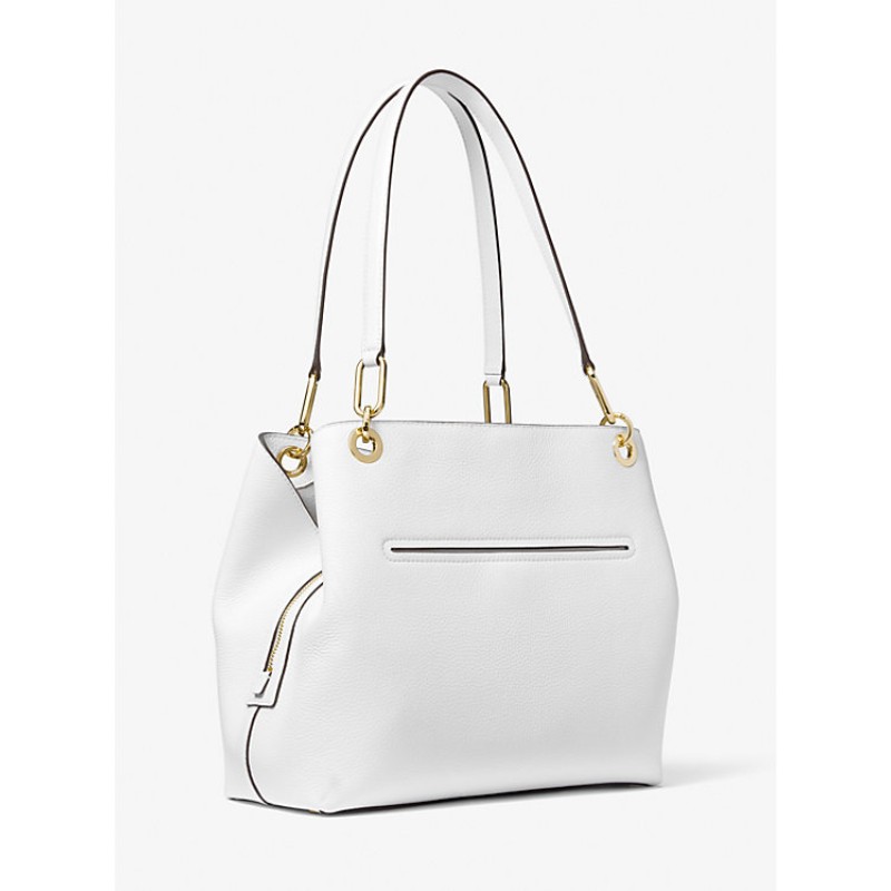 Michael Kors White Chain Shoulder Bag