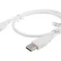 LANBERG CA-USBM-10CC-0005-W Lanberg cable USB 2.0 micro AM-MBM5P 50cm white
