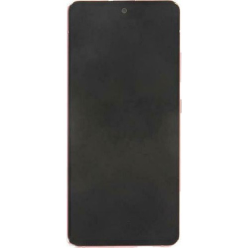 Samsung Οθόνη με Μηχανισμό Αφής και Πλαίσιο για Galaxy A51 5G (Ροζ)