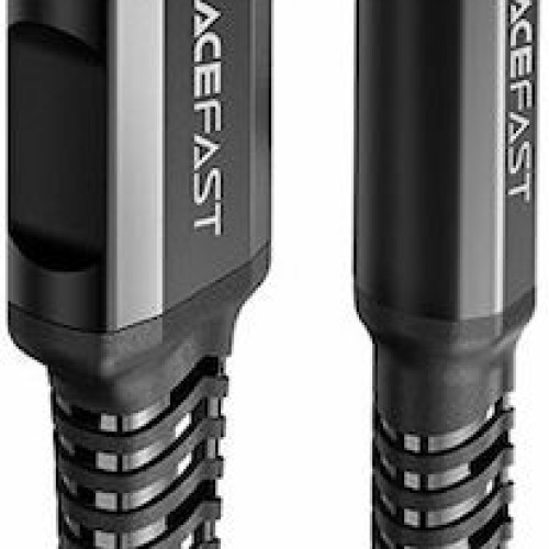 Acefast C1-06 Braided 3.5mm to Lightning Cable Μαύρο 1.2m