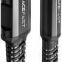 Acefast C1-06 Braided 3.5mm to Lightning Cable Μαύρο 1.2m