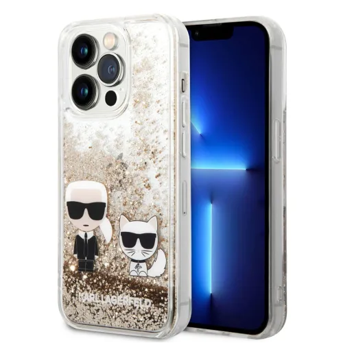 Karl Lagerfeld iPhone 14 Pro Back cover case -Gold