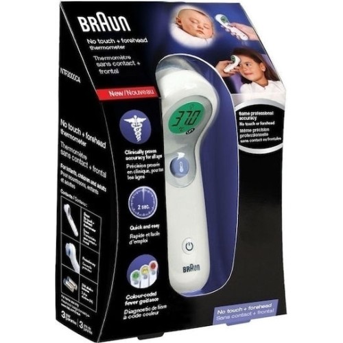 Braun NTF3000 Ψηφιακό Θερμόμετρο Μετώπου με Υπέρυθρες Κατάλληλο για Μωρά