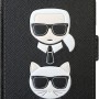 Karl Lagerfeld Karl & Choupette Book Δερματίνης Saffiano Μαύρο (iPhone 12 mini)