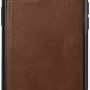 iCarer Leather Oil Wax Back Cover Δερμάτινο Καφέ (iPhone 14)