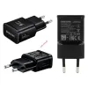 Γνήσιος φορτιστής USB Adaptor Samsung EP-TA200EBE 2A Black Travel Charger σε μαύρο χρώμα (Bulk) FAST CHARGER