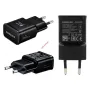 Γνήσιος φορτιστής USB Adaptor Samsung EP-TA200EBE 2A Black Travel Charger σε μαύρο χρώμα (Bulk) FAST CHARGER