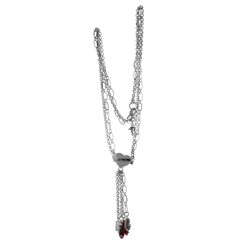 WOMAN NECKLACE FOLLI FOLLIE 3N9F174RR (35CM ) WOMAN NECKLACE FOLLI FOLLIE 3N9F174RR (35CM )