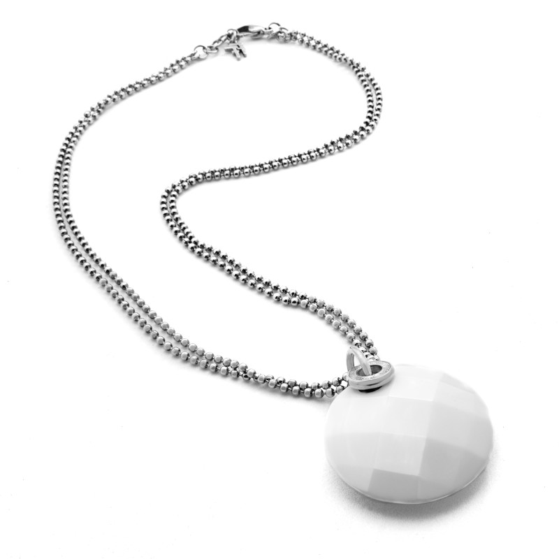 WOMAN NECKLACE FOLLI FOLLIE 3N0F004W (35CM ) WOMAN NECKLACE FOLLI FOLLIE 3N0F004W (35CM )