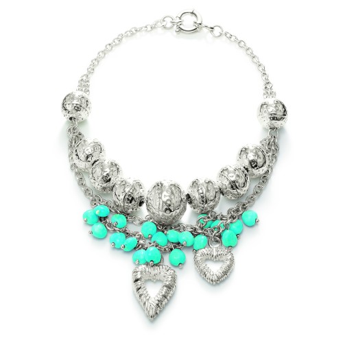 WOMAN NECKLACE FOLLI FOLLIE 4N0F014T (38CM ) WOMAN NECKLACE FOLLI FOLLIE 4N0F014T (38CM )